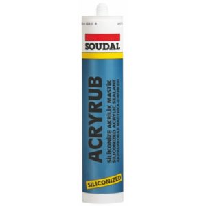 SOUDAL ACRYRUB SİLİKONİZE MASTİK BEJ