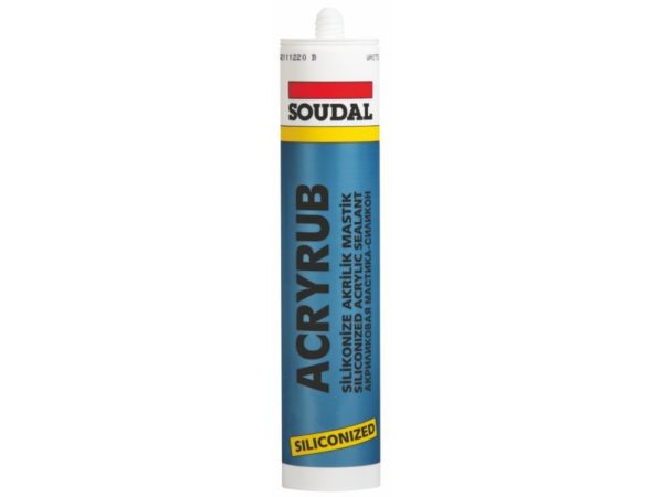 SOUDAL ACRYRUB SİLİKONİZE MASTİK BEJ