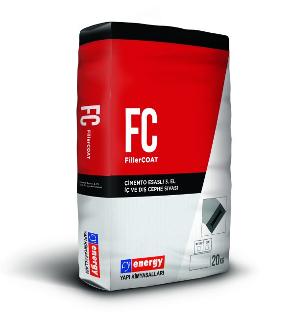 CY.ENERGY FILLERCOAT İNCE 3.EL SIVA 20 KG