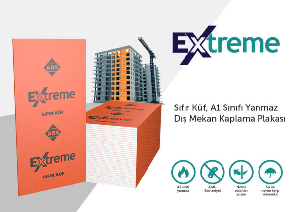 ABS EXTREME DIŞ CEPHE PLAKASI A1, H1 sınıfı 12.5mm 1.2mx2.4m - Görsel 2