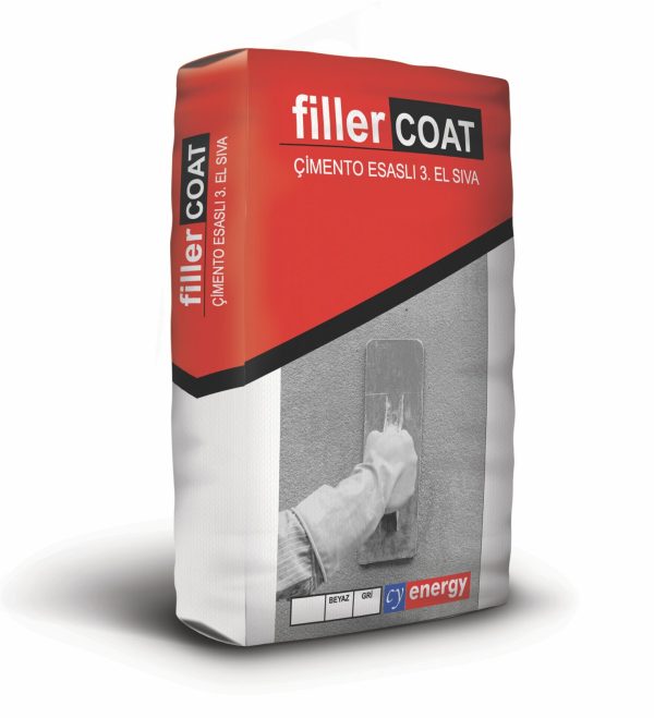 CY.ENERGY FILLERCOAT İNCE 3.EL SIVA 20 KG