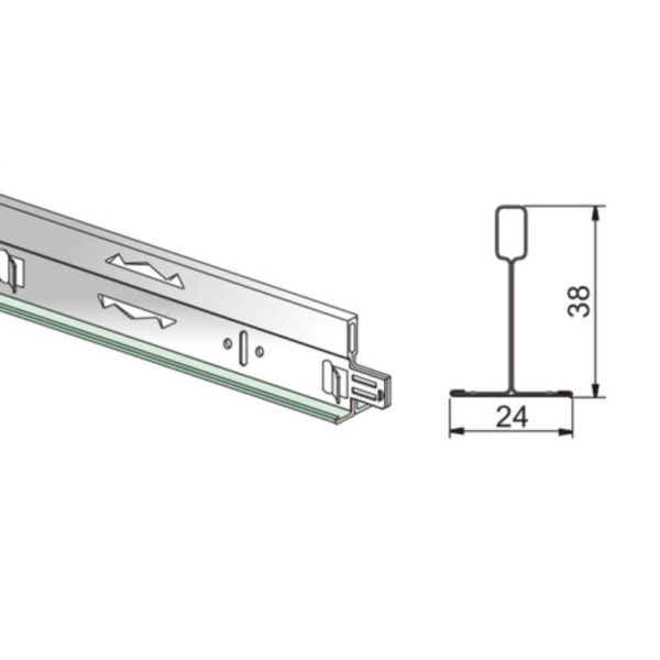 ANA TAŞIYICI 3.7mt (ARMSTRONG) OTURMA METAL İÇİN - Görsel 2