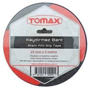 MERDİVEN KAYMAZI 25mm / 5mt SİYAH -TOMAX KAYDIRMAZ BANT-