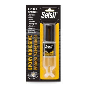 SELSİL EPOKSİ YAPIŞTIRICI ENJEKTÖR 5DK. EPOXY ADHESİVE 28Gr