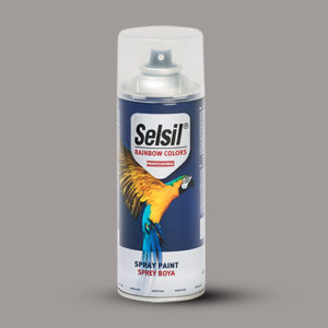 SELSİL SPREY BOYA GRİ ALÜMİNYUM RAL:9007 400ml