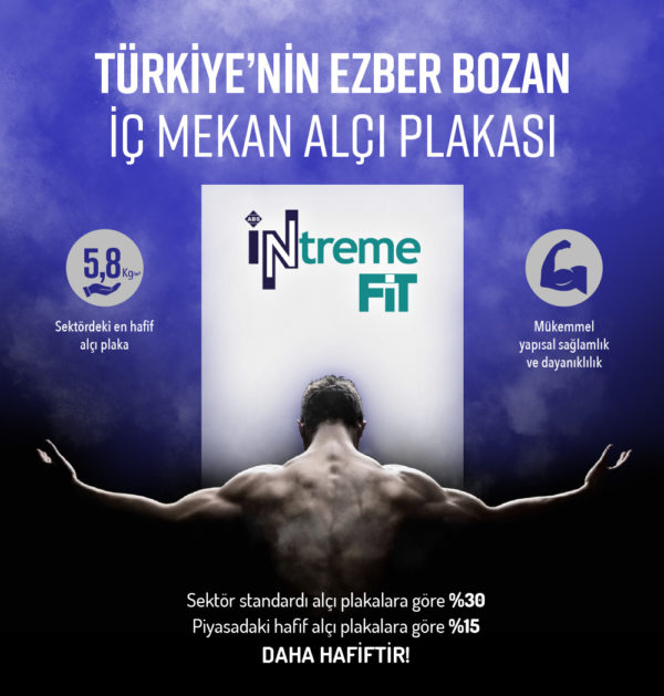 ABS INTREME FİT ALÇI PLAKA 12.5mm 1.2m/2.5m - Görsel 2