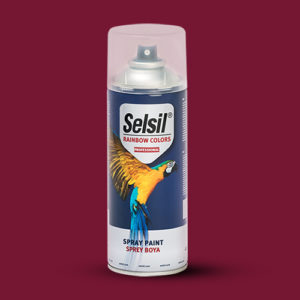 SELSİL SPREY BOYA ŞARABİ KIRMIZI RAL:3005 400ml