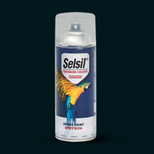 SELSİL SPREY BOYA SİYAH MAT RAL:9005 400ml