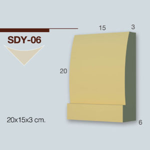 SDP 06 YAN DEKOR 20X15X3CM