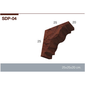 SDP 04 DEKORATİF PAYANDA 25X25X20CM