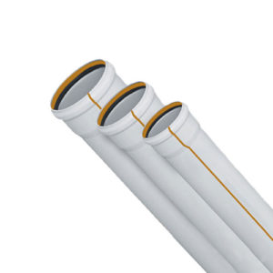 PVC-U PİS SU BORUSU GRİ Ø 160/3.2mm (6 İNÇ) KALIN SERİ