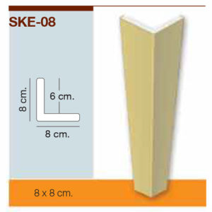 SKE 08 KÖŞE ELEMANI 8/8CM (DÜZ)