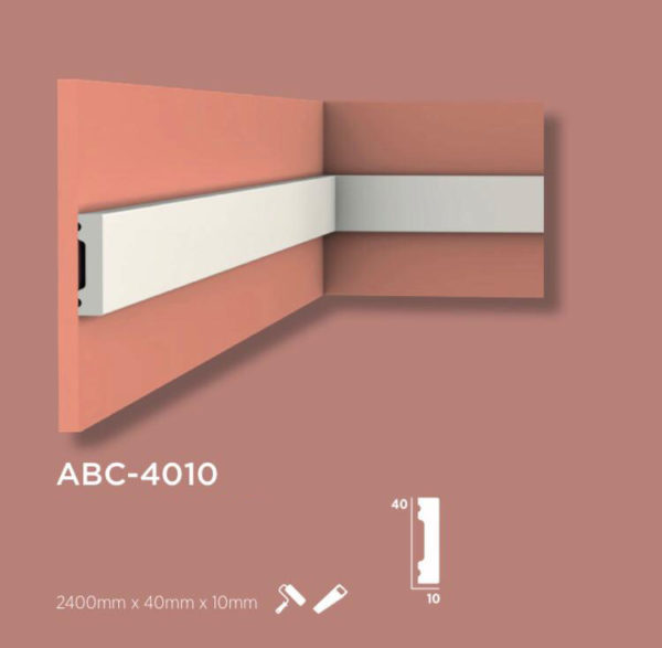 ABC-4010 M DUVAR ÇITASI 40×10 mm