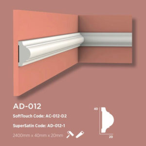 AD-012 M DUVAR ÇITASI 40x20mm