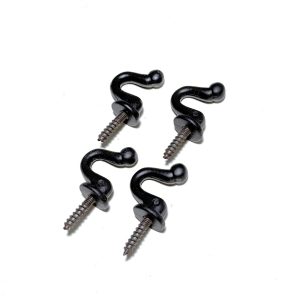 KANCA ASKI METAL SIYAH 4'LÜ