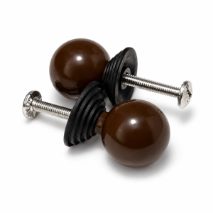 METAL TOP KULP KAHVERENGİ (ÇİFT)